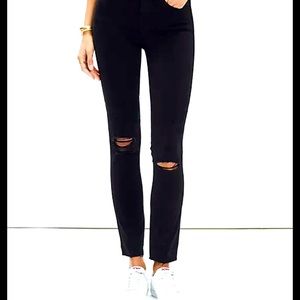 Black Bullhead Skinny Jeans